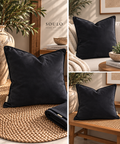 black cushion 60cm