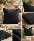black cushion  45cm