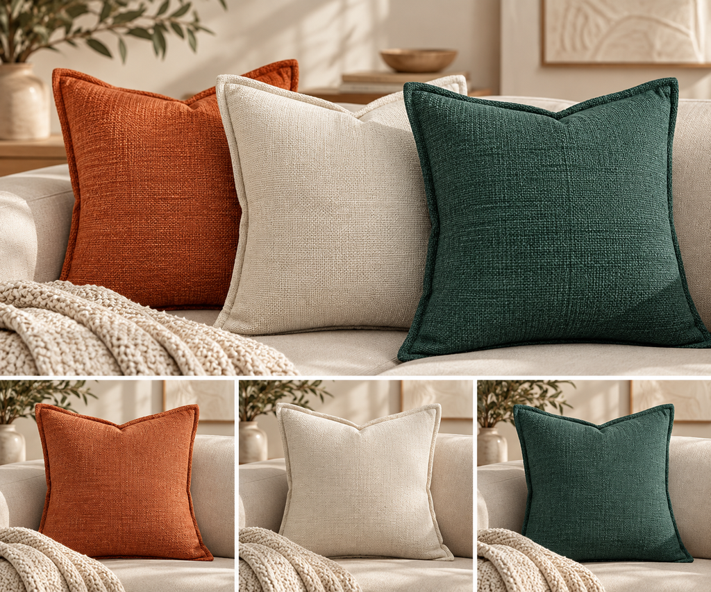 green cushion 45cm