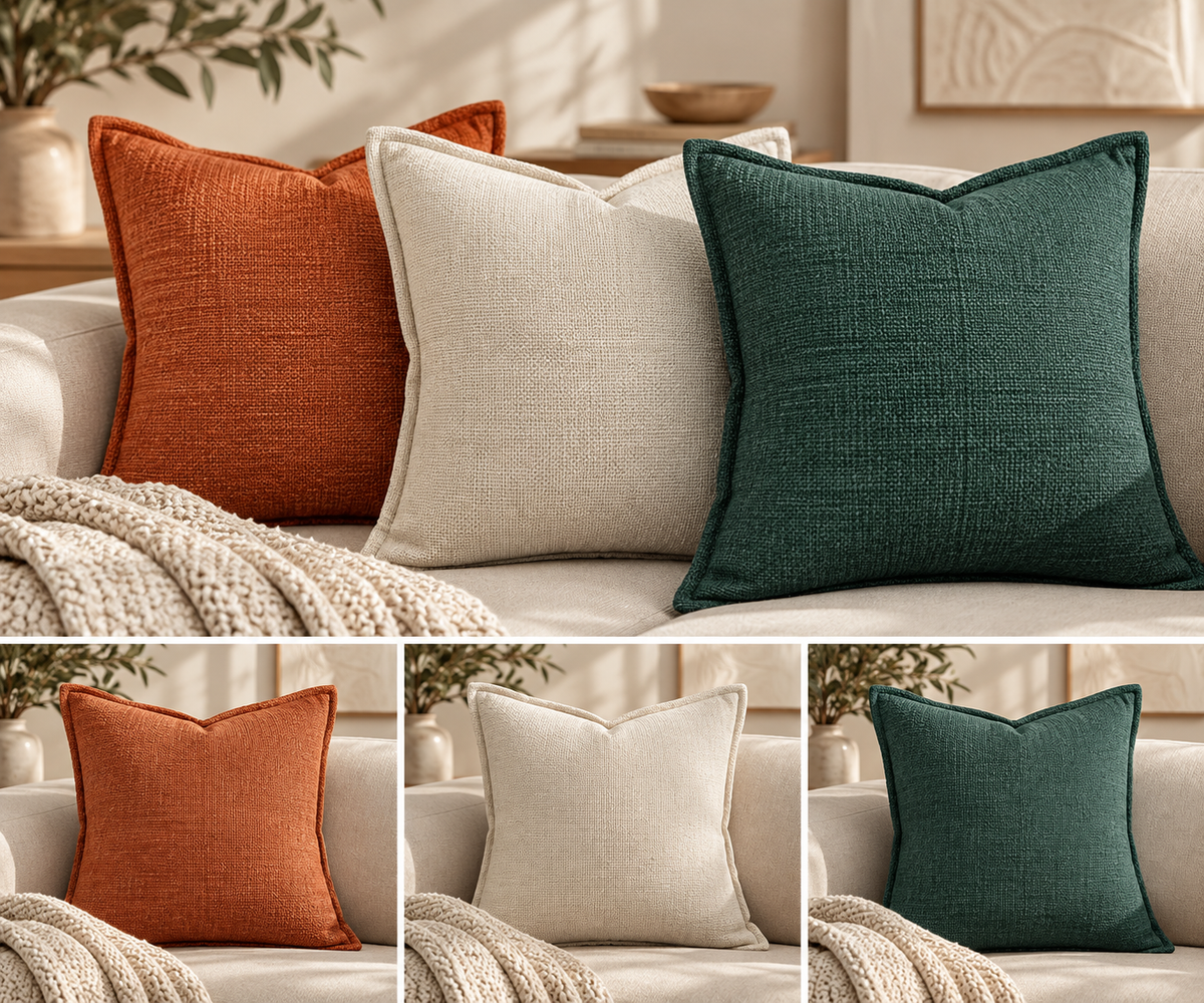 green cushion 45cm