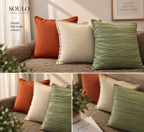beige cushion 45cm