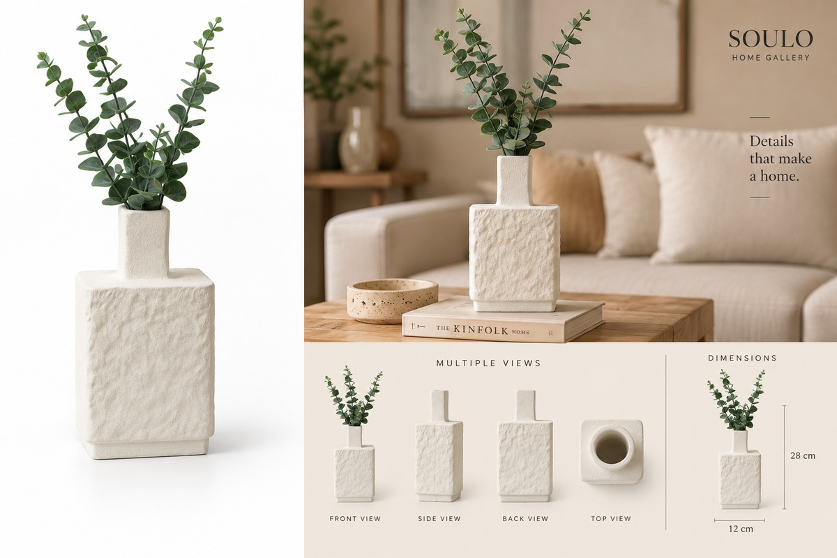 white small vase