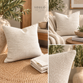 ivory cushion 45cm