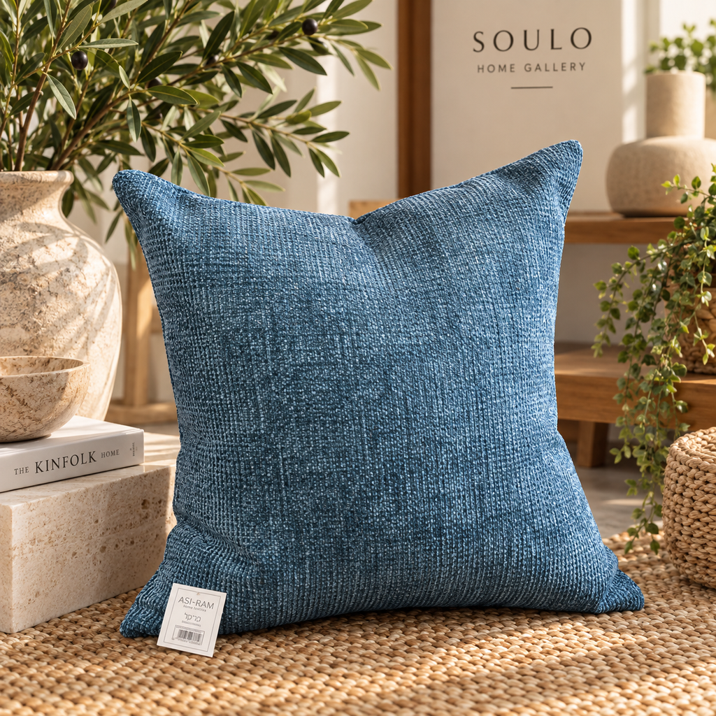 dark blue cushion 45 cm